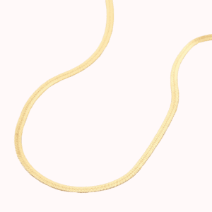 Snake belly chain gold